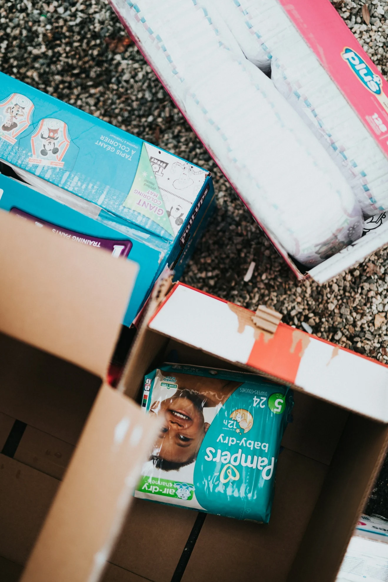 Maternity and newborn supplies being prepared